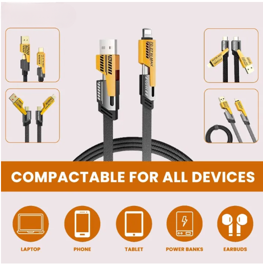 "4-in-1 Fast Charging Cable"